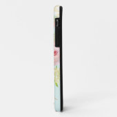 Coques Case-Mate iPhone Painterly Simple Moderne Aquarelle Roses floraux (Dos/Gauche)