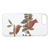 Coques Case-Mate iPhone Paire cardinale Audubon en amandiers sauvages (Dos (Horizontal))