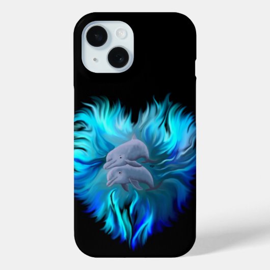 Coques Case-Mate iPhone Paire de dauphins (Verso)