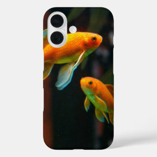 Coques iPhone 16 Paire de Lucky Goldfish