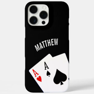 Coques iPhone 16 Pro Max Paire de poker d'as