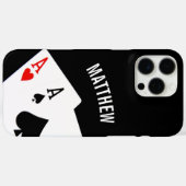 Coques Case-Mate iPhone Paire de poker d'as (Verso (horizontal))