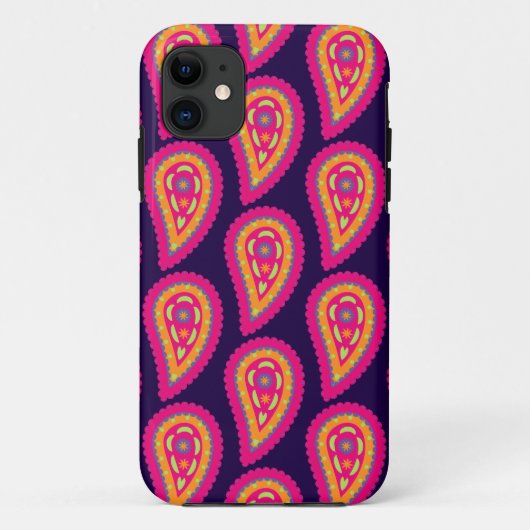 Coques Case-Mate iPhone Paisley coloré (Dos)