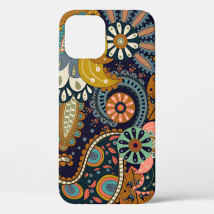 Case-Mate iPhone Case Paisley colorée : Fond d'écran Floral Indien.