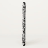 Coques Case-Mate iPhone Paisley floral noir (Dos/Droite)