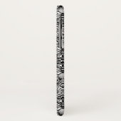 Coques Case-Mate iPhone Paisley floral noir (Dos/Gauche)