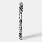 Coques Case-Mate iPhone Paisley floral noir (Verso / Droite)