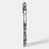 Coques Case-Mate iPhone Paisley floral noir (Verso / Gauche)