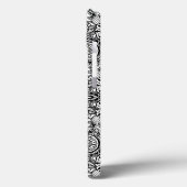Coques Case-Mate iPhone Paisley floral noir (Verso / Gauche)