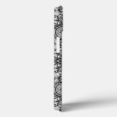 Coques Case-Mate iPhone Paisley floral noir (Verso / Droite)
