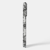 Coques Case-Mate iPhone Paisley floral noir (Verso / Droite)