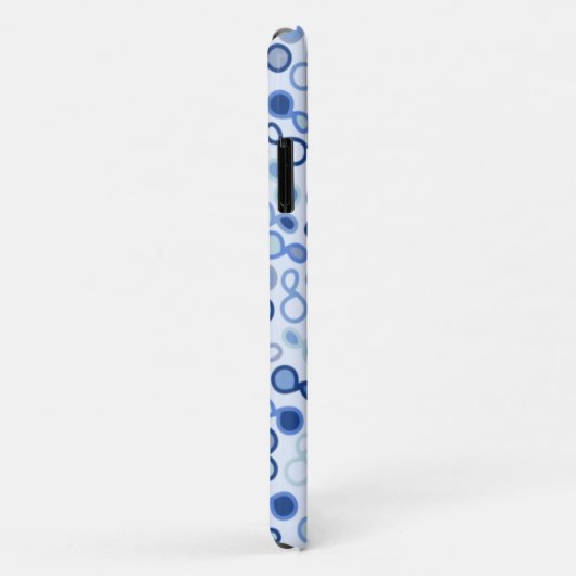 Coques Case-Mate iPhone Paisley hybride - Bleu Ombre (Dos/Droite)