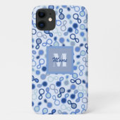 Coques Case-Mate iPhone Paisley hybride - Bleu Ombre (Dos)
