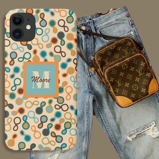 Coques Case-Mate iPhone Paisley hybride - Boîtier de téléphone rétro foncé