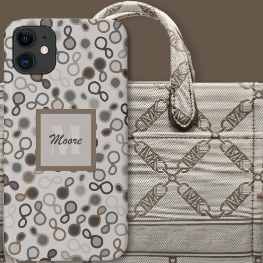 Coques Case-Mate iPhone Paisley hybride - Boîtier téléphonique Mocha Ombre