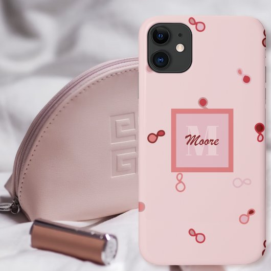 Coques Case-Mate iPhone Paisley hybride écarté en rouge Ombre