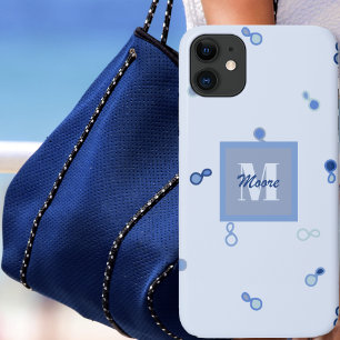Case-Mate iPhone Case Paisley hybride lointement dispersée dans Blue Omb