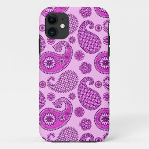 Case-Mate iPhone Case Paisley motif, orchidée et améthyste violet