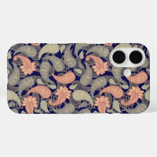 Coques Case-Mate iPhone Paisley Pattern  (Verso (horizontal))