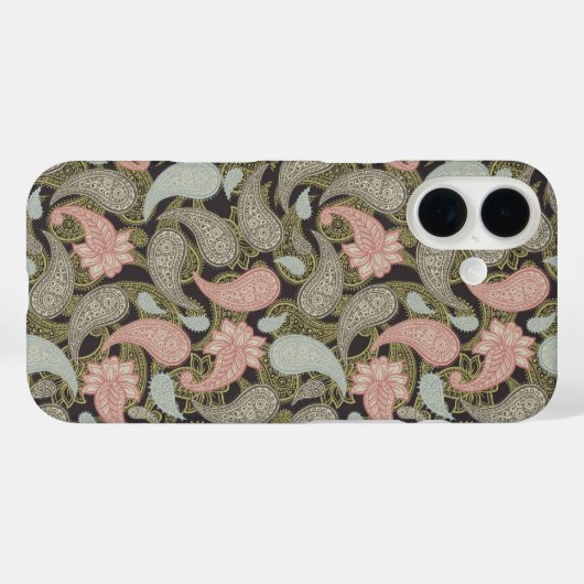 Coques Case-Mate iPhone Paisley Pattern  (Verso (horizontal))