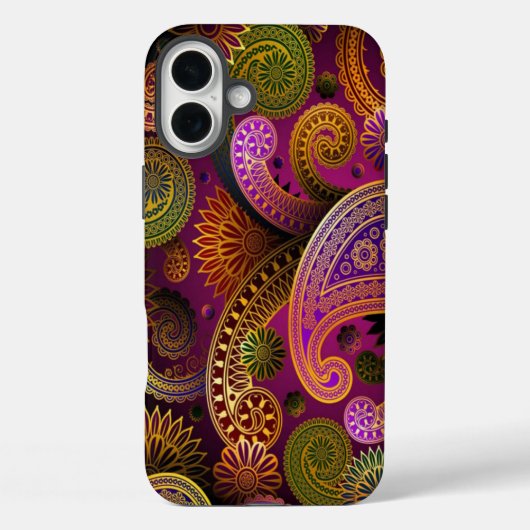Coques Case-Mate iPhone Paisley Purple (Verso)