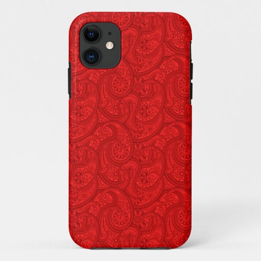 Coques Case-Mate iPhone Paisley rouge (Dos)
