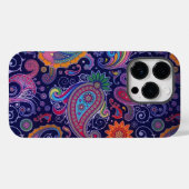 Coques Case-Mate iPhone Paisley violet rose (Verso (horizontal))