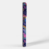 Coques Case-Mate iPhone Paisley violet rose (Verso / Droite)
