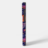Coques Case-Mate iPhone Paisley violet rose (Verso / Gauche)
