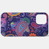Coques Case-Mate iPhone Paisley violet rose (Verso (horizontal))