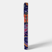 Coques Case-Mate iPhone Paisley violet rose (Verso / Gauche)