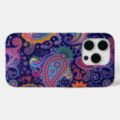 Coques Case-Mate iPhone Paisley violet rose (Verso (horizontal))
