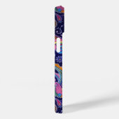 Coques Case-Mate iPhone Paisley violet rose (Verso / Droite)