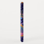 Coques Case-Mate iPhone Paisley violet rose (Dos/Droite)