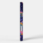 Coques Case-Mate iPhone Paisley violet rose (Verso / Droite)