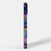 Coques Case-Mate iPhone Paisley violet rose (Verso / Droite)