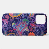 Coques Case-Mate iPhone Paisley violet rose (Verso (horizontal))