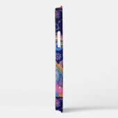 Coques Case-Mate iPhone Paisley violet rose (Verso / Droite)