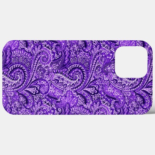 Coques Case-Mate iPhone Paisley violet vibrant (Verso (horizontal))
