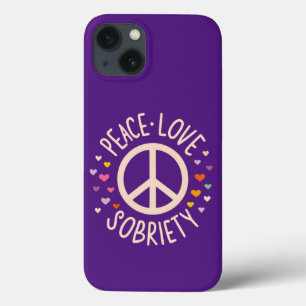 Case-Mate iPhone Case Paix Amour Sobriété