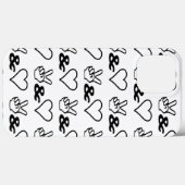 Coques Case-Mate iPhone Paix et amour (Verso (horizontal))