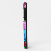 Coques Case-Mate iPhone paix hippie de style et cas d'amour (Dos/Gauche)