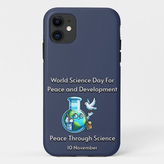 Coques Case-Mate iPhone Paix Par La Science. 11 novembre (Dos)