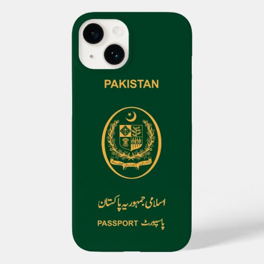 Coques Case-Mate iPhone Pakistan Voyage Passeport Imprimer Souvenir (Verso)
