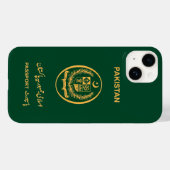 Coques Case-Mate iPhone Pakistan Voyage Passeport Imprimer Souvenir (Verso (horizontal))