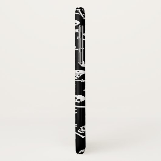 COQUES Case-Mate iPhone PÂLE DE PIRATES NOIRES, OBJETS TRAVERSÉS, ÉPINES (Dos/Gauche)