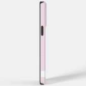 Coques Case-Mate iPhone Pâle Doux Pale Bébé Rose Blanc Polka Point (Verso / Droite)