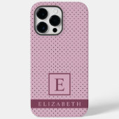 Coques Case-Mate iPhone Pale Lavande Purple Pastel Pink Point (Verso)