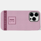 Coques Case-Mate iPhone Pale Lavande Purple Pastel Pink Point (Verso (horizontal))