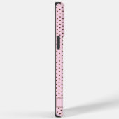 Coques Case-Mate iPhone Pale Pastel Rose Brown Point (Verso / Droite)